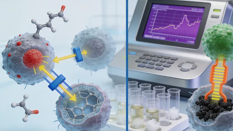 基因检测报告与免疫病化验单并列摆放
