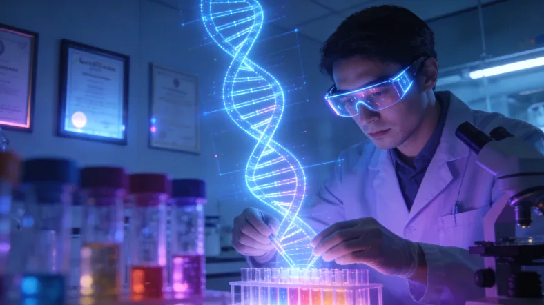 一位女性患者同时拿着乳腺癌和风湿免疫科病历