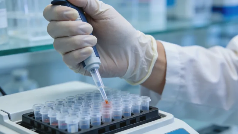 基因检测报告示意图,重点标出BRCA、PTEN、TP53等基因名称