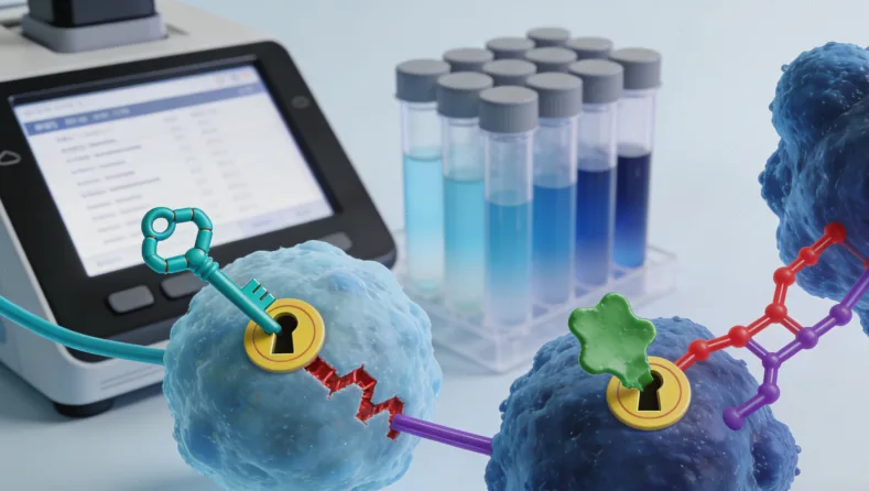 一位女性患者手持乳腺和甲状腺超声报告,面露疑惑