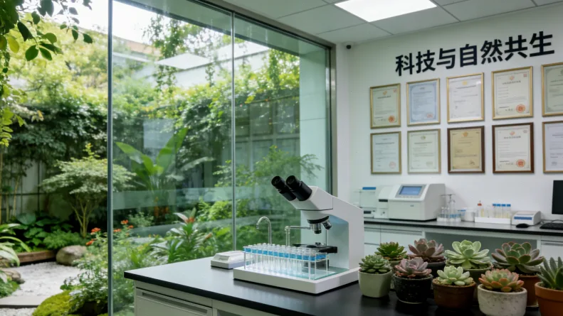 医生与患者拿着病理报告沟通的温馨场景