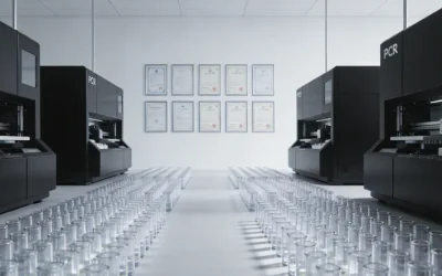 显微镜下的HER2蛋白高表达（阳性）示意图