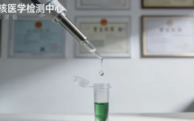 一位女性正在阅读检测报告，表情凝重