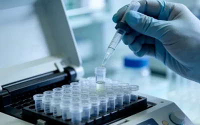 一位患者正在查看NGS检测报告，表情困惑。