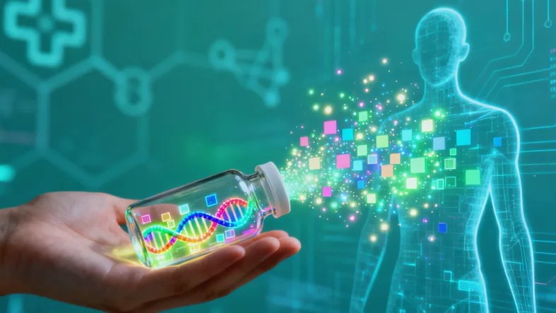 PD-L1、TMB、MSI三个生物标志物的卡通示意图