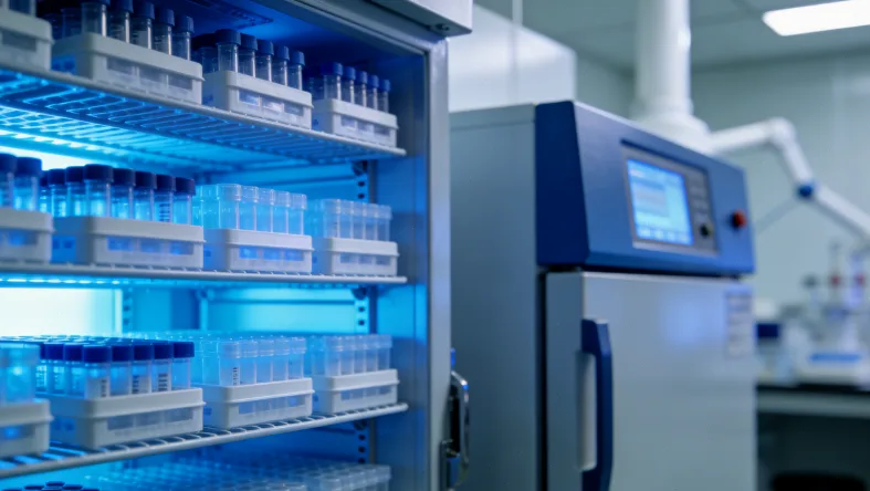 NGS测序仪正在工作中