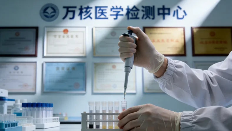 NGS测序仪正在运行的高科技场景