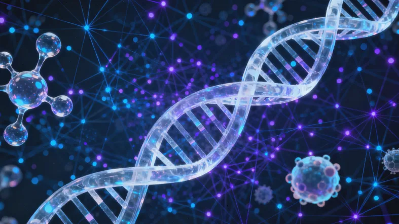 医生与患者共同查看基因检测报告