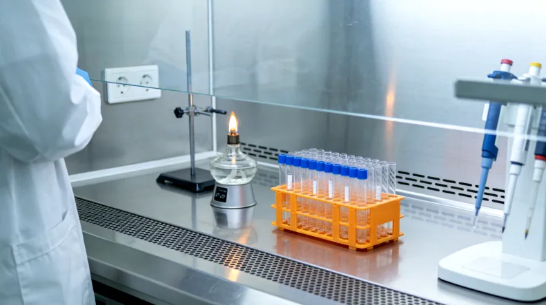 显微镜下ALK FISH阳性结果图