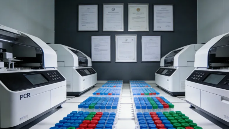 一位年轻女性患者与医生在诊室认真交谈