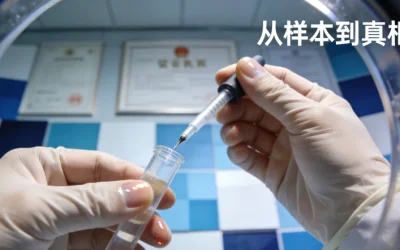 医生与肺癌患者讨论基因检测报告