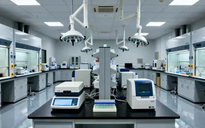 医生与肺癌患者沟通病情的场景