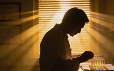 基因检测报告局部特写，突出“T790M突变丰度0.5%”字样