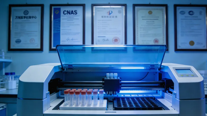 基因检测报告局部特写，突出“突变丰度”数值