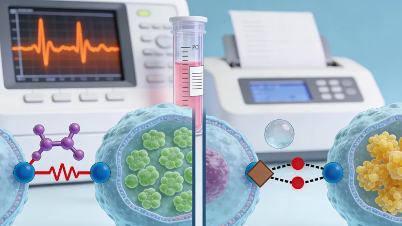血液样本与肿瘤DNA（ctDNA）释放示意图