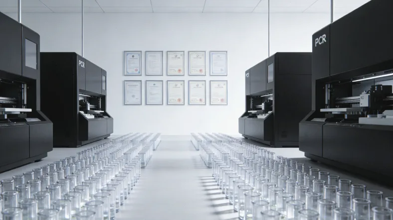 血液样本采集用于液体活检示意图