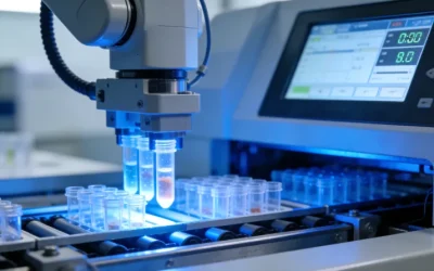 显微镜下MSI-H肠癌组织与免疫细胞浸润示意图