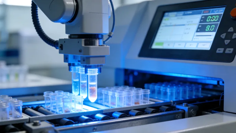 显微镜下MSI-H肠癌组织与免疫细胞浸润示意图