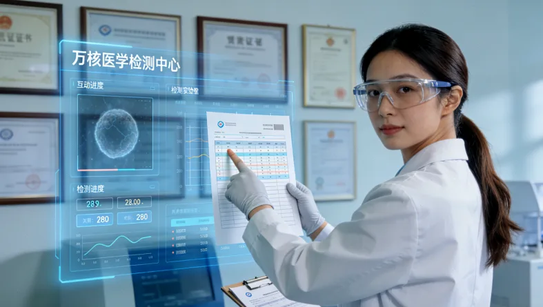 基因检测报告重点指标（靶点/MSI）圈注示例