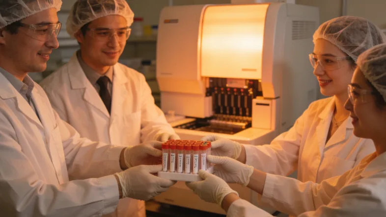 MSI检测报告单关键指标示意图