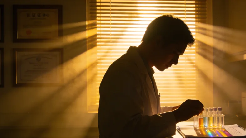 微卫星不稳定（MSI）与稳定（MSS）的DNA对比示意图