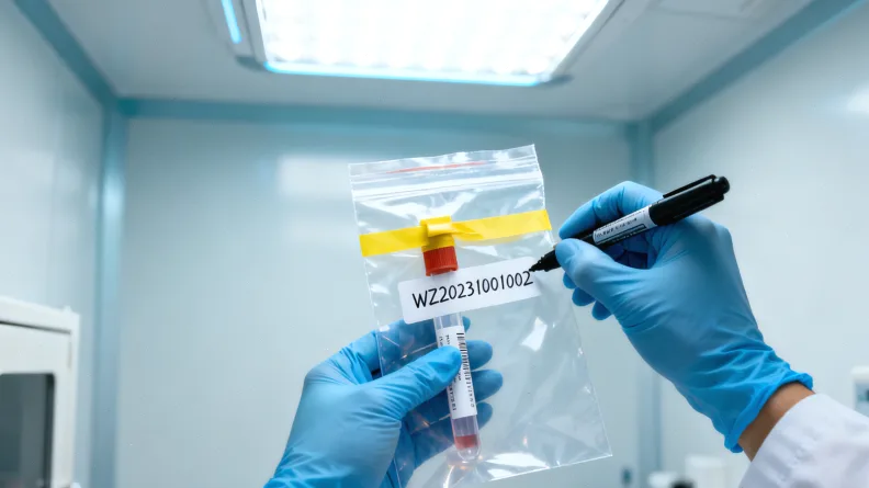 PD-L1阳性肿瘤细胞（细胞膜被染成棕色）示意图