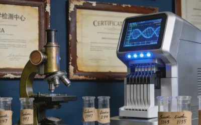 PD-L1检测报告示意图，高表达结果被圈出