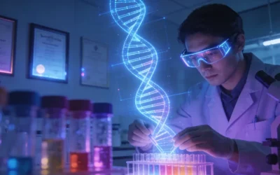 传统组织活检与血液液体活检对比示意图