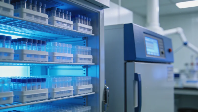 信息图：术后ctDNA阳性与阴性患者的复发风险对比曲线