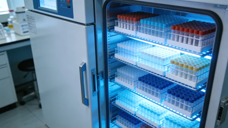 医生与患者共同查看ctDNA检测报告单