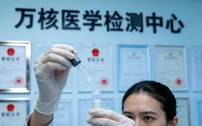 血液样本中分离出的ctDNA示意图