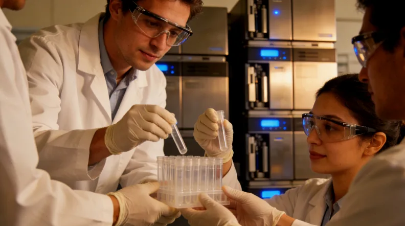 医生与患儿家长沟通ctDNA检测报告