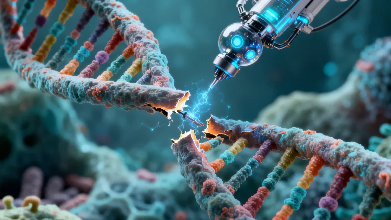 胚胎活检操作过程特写