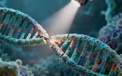 遗传咨询师与夫妇面对面交流示意图