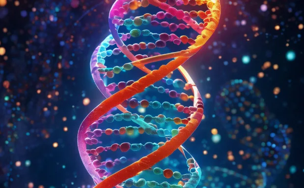 显微镜下胚胎学家进行胚胎活检操作