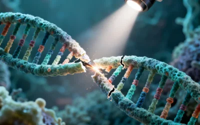 两条染色体交换片段示意图