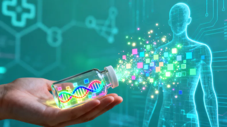 实验室人员正在进行DNA提取操作