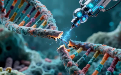 医生与患者讨论主动脉影像结果