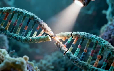 大脑运动皮层示意图，标注对侧控制关系