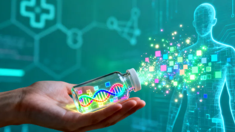 一位中年人在办公室对着电脑困惑挠头