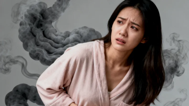 护士正在为新生儿采集足跟血进行筛查