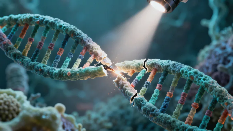 无创产前检测与羊膜腔穿刺操作对比示意图