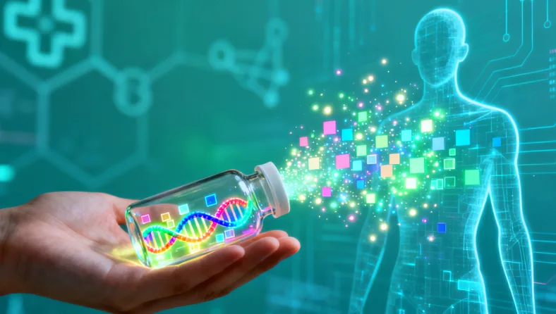 医生向家长解释听力筛查报告