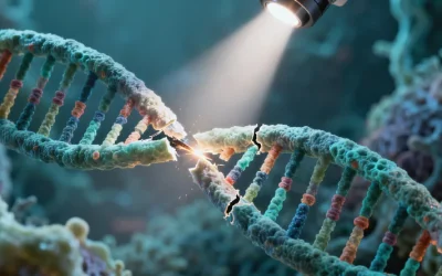 听力正常的年轻夫妻与宝宝温馨对视