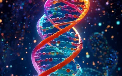 医生与家长共同查看基因检测报告