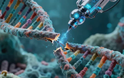 显微镜下健康T细胞与SCID患者T细胞对比示意图