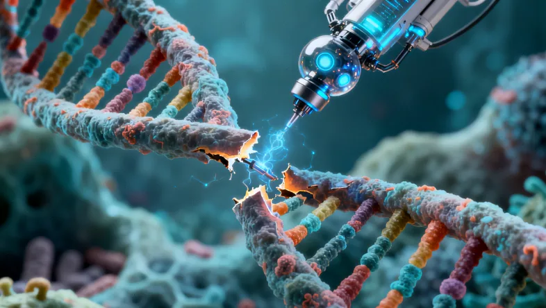 羊膜腔穿刺术在B超引导下操作简图