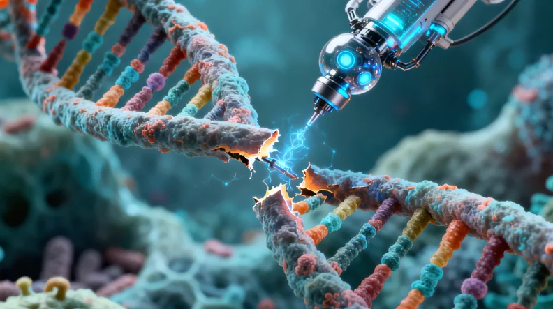 医生在移植病房查看患者检测报告