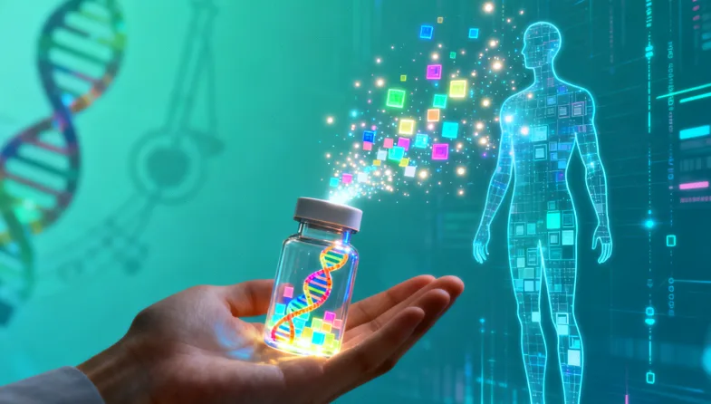 一位孕妇正在接受超声检查，表情关切。