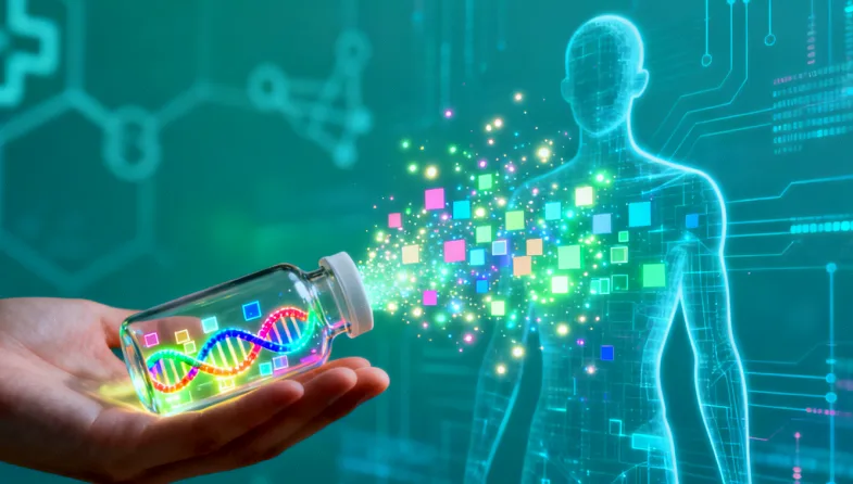 常染色体显性遗传模式家系图，展示50%传递概率